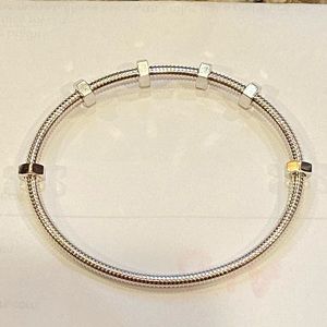 Cartier Ecrou Bracelet Size 18. 18k White gold